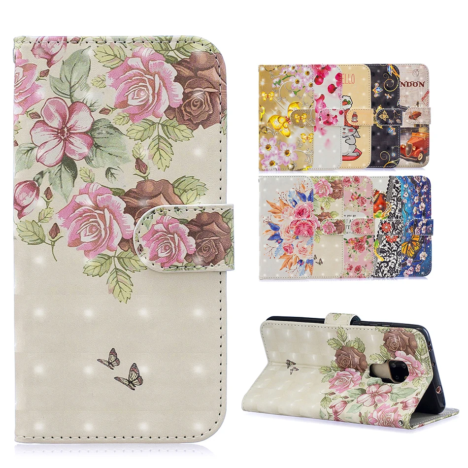 

Mate 20 Retro Flip Case For Huawei P8 Lite 2017 PU Leather + Silicon Wallet Stand Cover Coque For Huawei Nova 3i Honor 8 9 B328