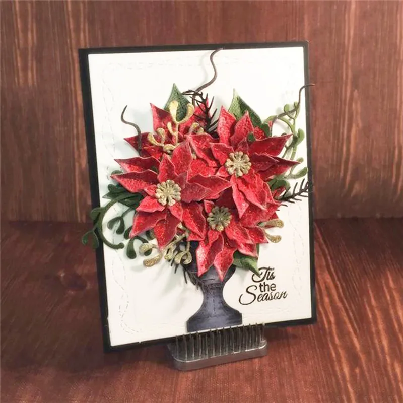 

Naifumodo Winter Wonderland Cutting Dies Scrapbooking Metal New Arrival 3d Flower Craft Dies Cuts Card Making Album Photo Decor
