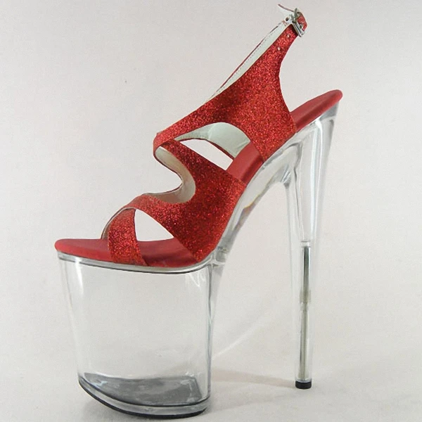formal clear heels