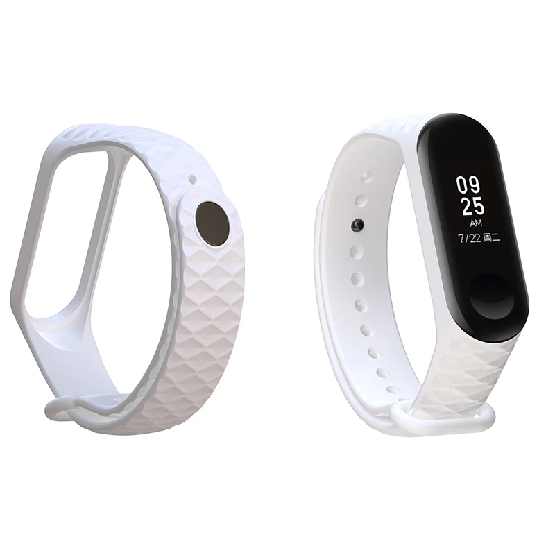 Силиконовый ремешок mi Band 3 Аксессуары для Xiaomi mi Band 3 Смарт-часы браслет 3 спортивные браслеты mi Band 3 band