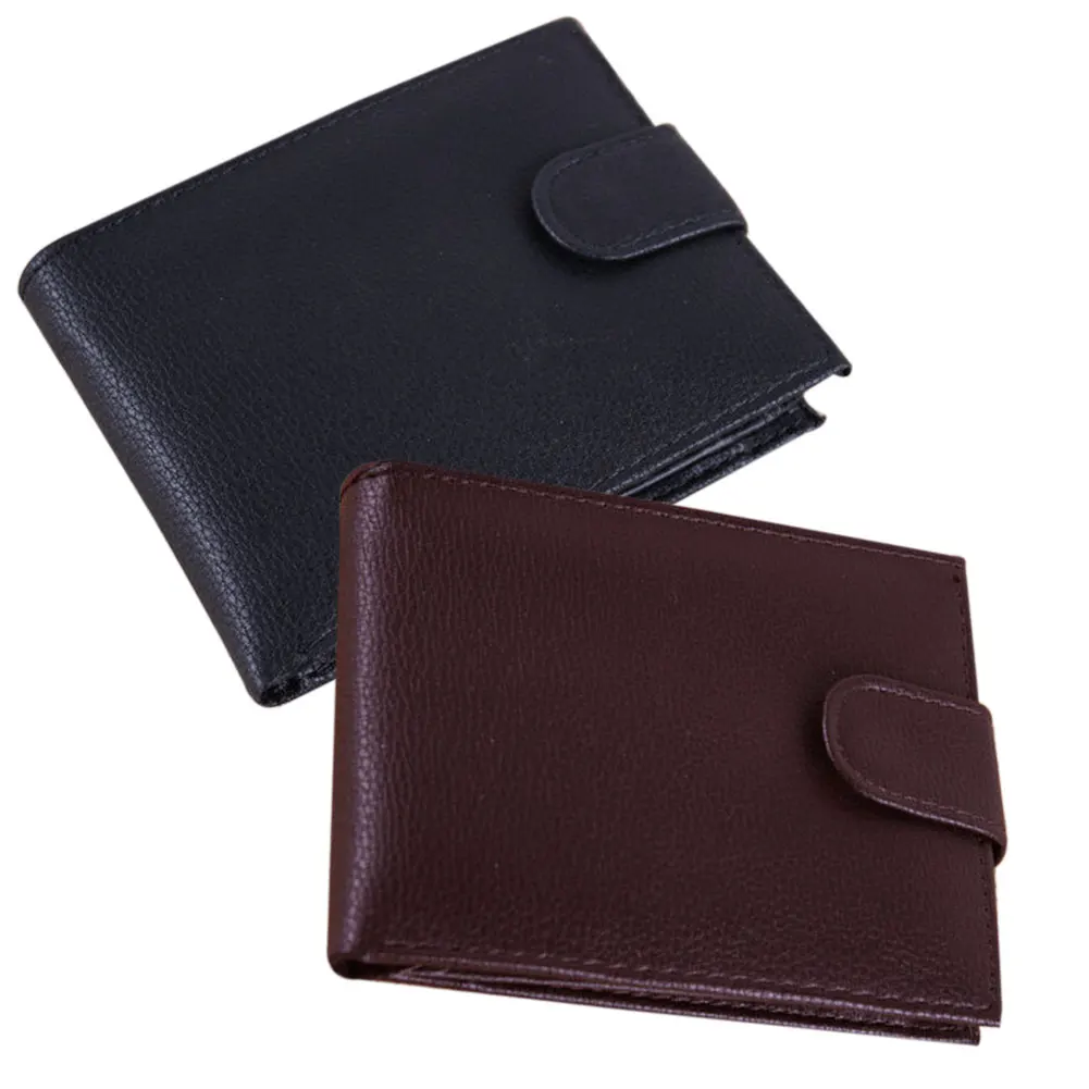  Fashion Driving License Wallet Trendy Men's Leather Short Purse Multiple Pouch Multi-functional Recreational Burse 