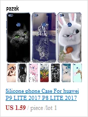 Силиконовый чехол для телефона для huawei P9 LITE PLUS чехол s Мягкий силиконовый чехол ТПУ для huawei P 9 LITE plus чехол для телефона