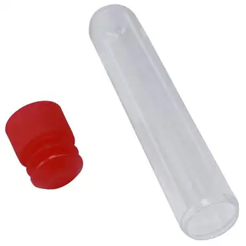 

HOT-20 Pieces 60 * 12mm Plastic Centrifuge Tube Plastic Test Tube with Screw Cap (Red)