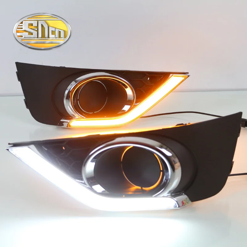 SNCN LED Daytime Running Light For Honda BR V BRV 2016 2017 2018 Car Accessories Waterproof