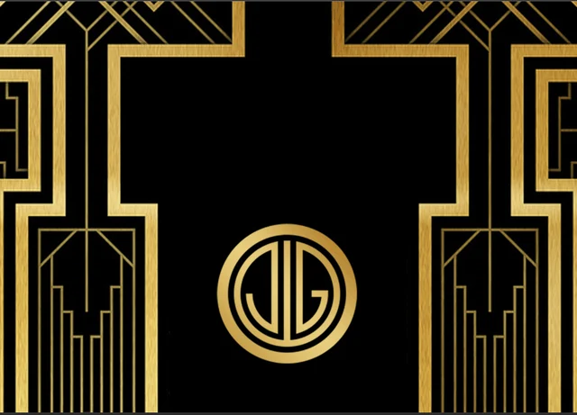 7x5ft great gatsby black wall gold frame custom photo christmas vinyl backdrops