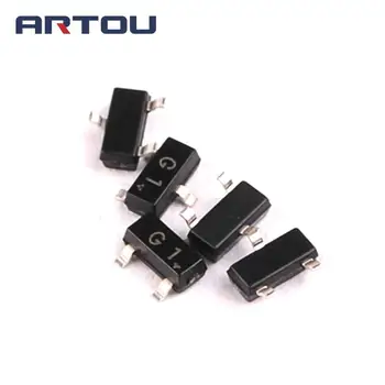 

200PCS MMBT5551 + MMBT5401 each 100pcs SOT-23 MMBT5551LT1 2N5551 MMBT5401LT1 2N5401 NPN PNP Transistor