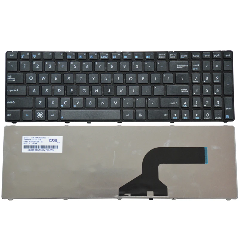 Laptop keyboard for Asus X55 X55V X55VD N61 A52 K52 X53S X54H K53 A53 N53 brand new