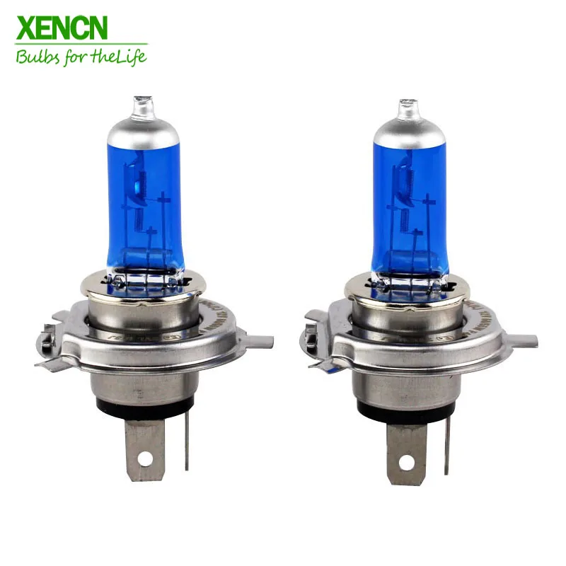 XENCN H4 12V 100/90W 5300K Blue Diamond автомобильный светильник высокого Мощность УФ-фильтр галоген супер белый автомобильный светильник для yaris pajero 2Pos