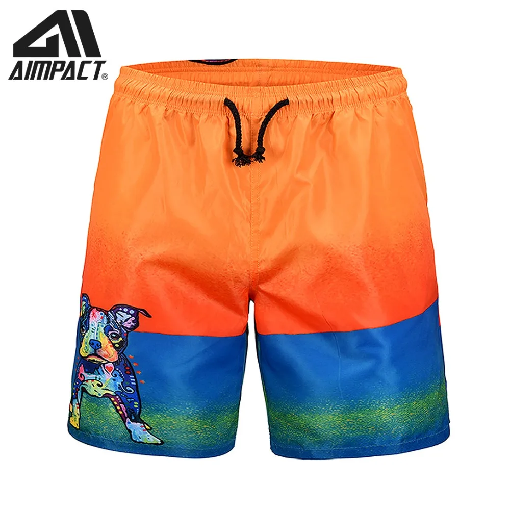 

2019 New 3D Dog Print Beachwear Shorts for Men Fashion Summer Surfing Swimming Trunks Leisure Quick Dry Homewear Hybird AM2134