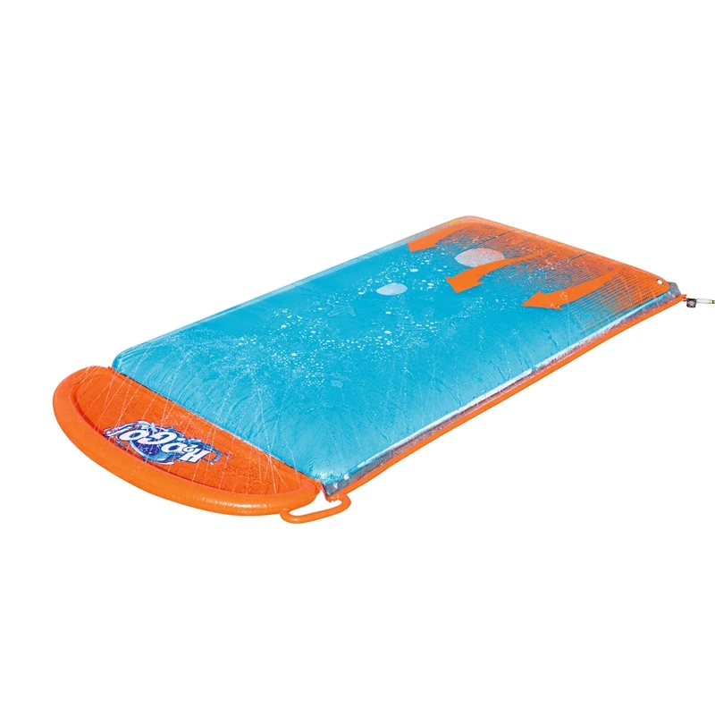 

15' Long Inflatable Sprinkle Splash Blobzter With Drench Pool For Kids Summer Water Toys Swimming Fun Play Cool Mat