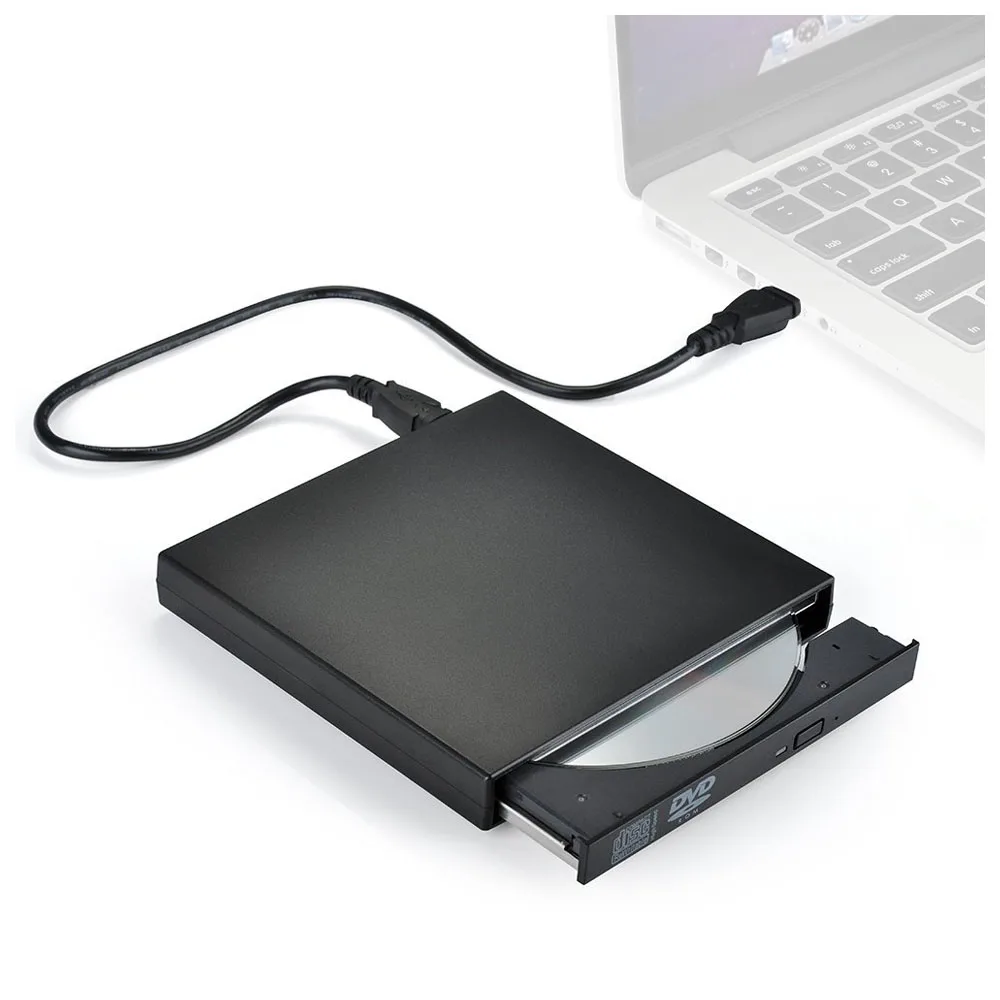 USB 2,0 Внешний CD-RW привод горелки DVD-R комбо плеер Привод Супер привод кабель для передачи данных, кабель питания для Apple Mac Macbook Air Pro