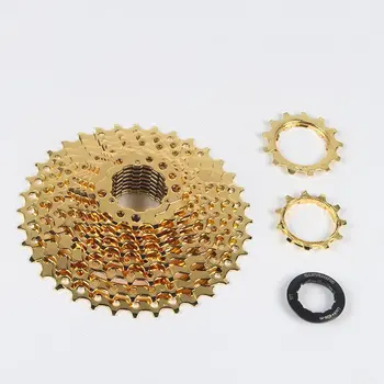 

SUNSHINE Cassette MTB Mountain Road Bike Bicycle 10 Speed 11-36T Cassettes Gold
