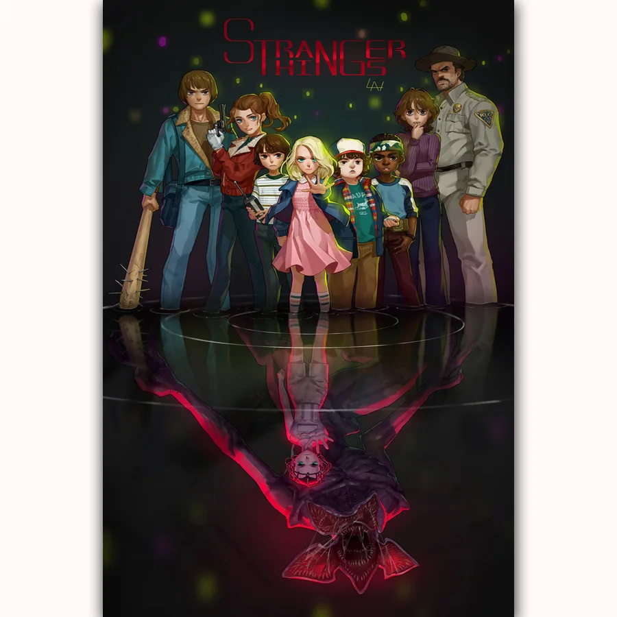 cm 12x18 frame inch in Things Stranger Movie New Season Comic TV Hot Series MQ600 cm 12x18 frame inch in Things Stranger Movie New Season Comic TV Hot Series MQ600