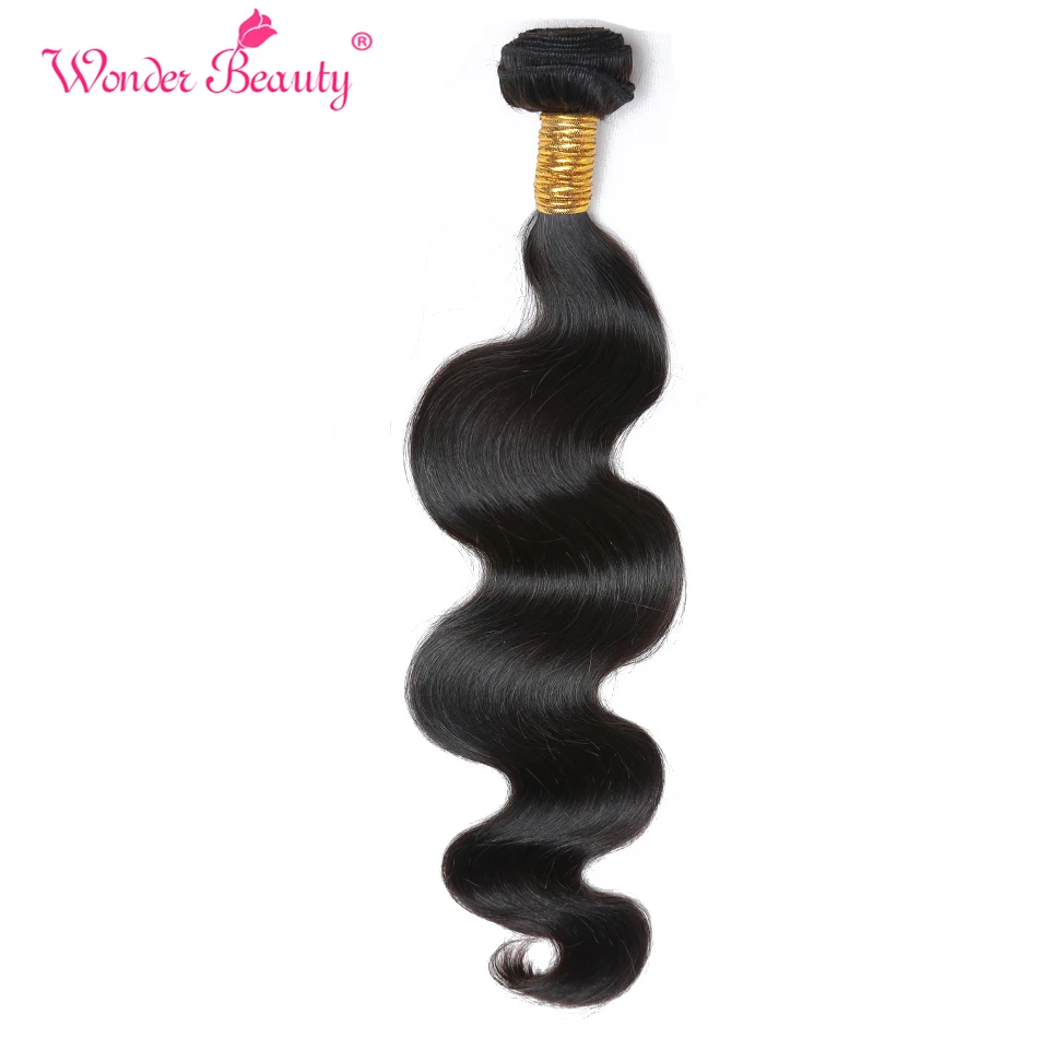 Wonder Beauty Brazilian Body Wave Natural Black font b Human b font font b Hair b