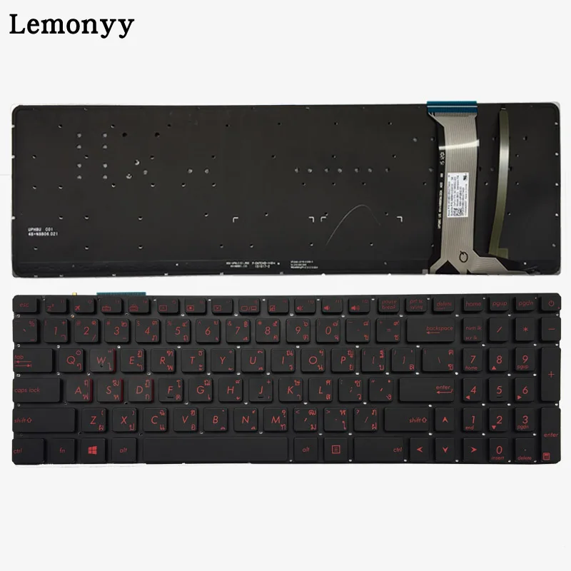 Belgian/Thai backlit laptop keyboard for ASUS GL552 GL552J GL552JX ...