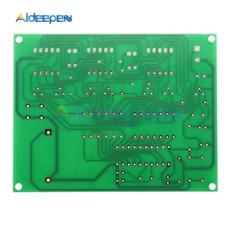 DC 9 V-12 V AT89C2051 электронный светодиодный Дисплей часы 6 Биты Цифровой пробки DIY Наборы часы Запчасти Компоненты люкс электронный печатной платы