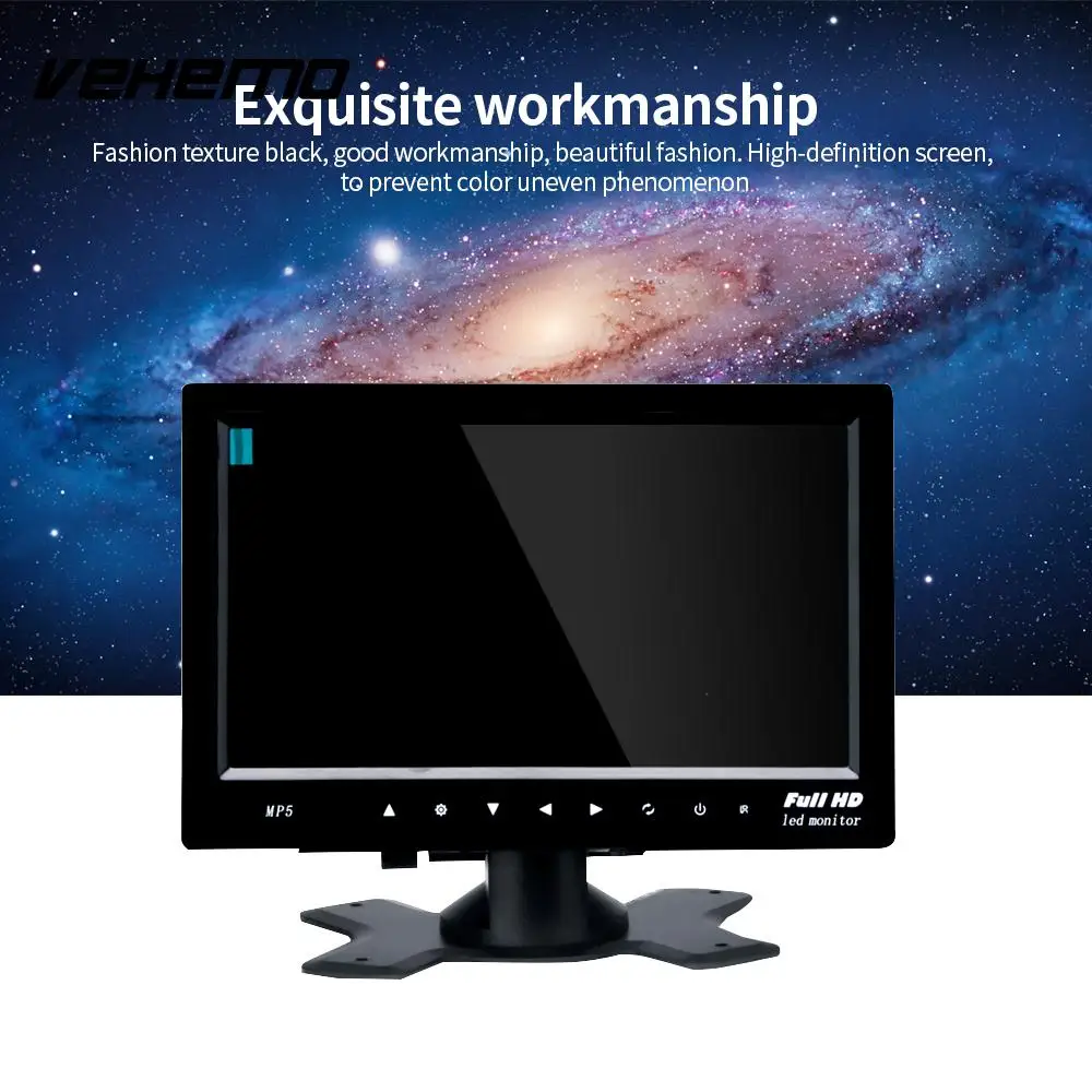

Vehemo 7inch Display 1080P Car MP5 Player Reverse Priority Monitor Premium Universal EBook LCD