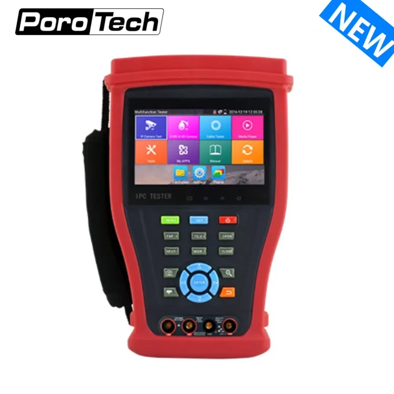 DHL Free IPC4300 Plus H.265 4K IP камера тестер 8MP TVI CVI 5MP AHD SDI CCTV монитор с цифровым мультиметром