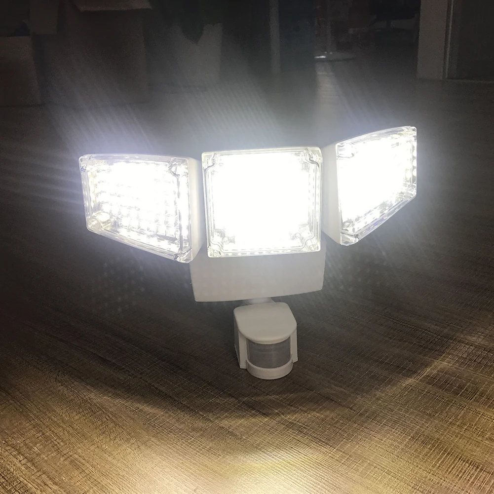 

Led Three Control Dials Wall Light Adjustable Pathway Outdoor Waterproof Energy Saving Motion Sensor Solar Powered