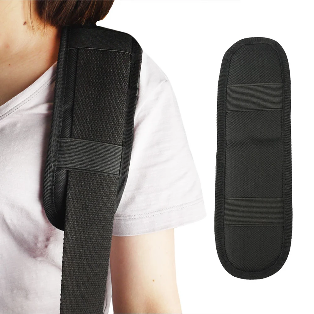 Black Guitar Strap Shoulder Pad Protection Comfortable Padded For