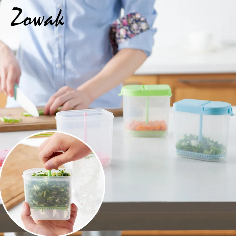 Crisper Fresh Fruit Vegetable Keeper Refrigerator Storage Box Kitchen