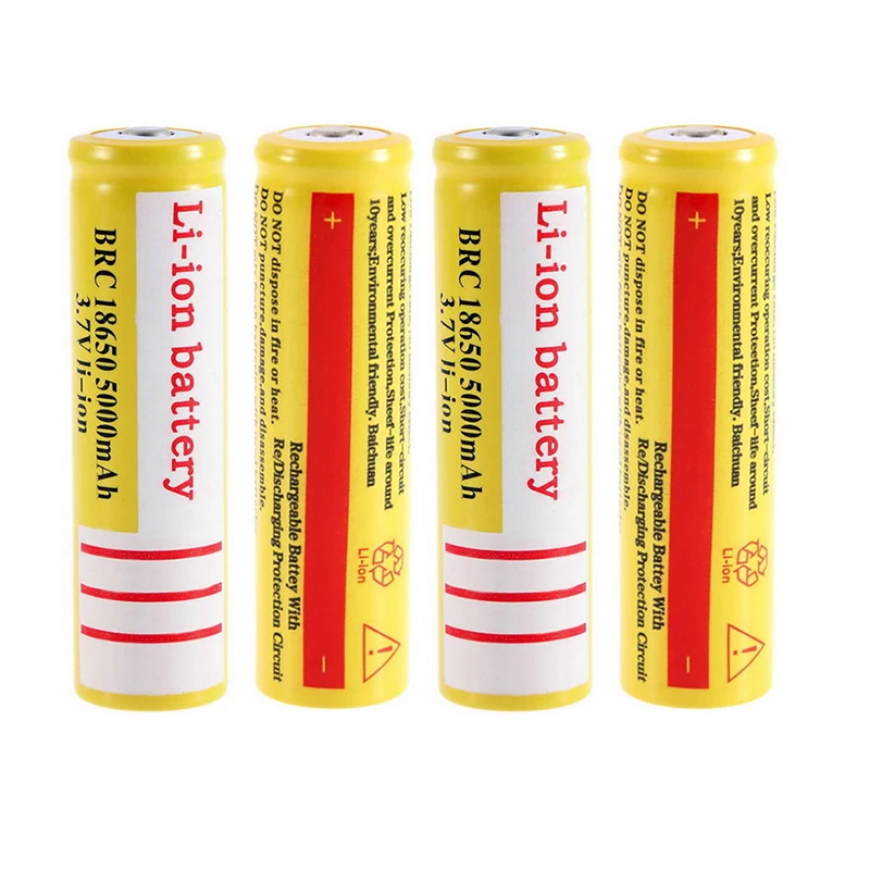 

GTF 18650 Battery 3.7V 5000mAh Li-ion Rechargeable Battery for Led Flashlight 18650 battery accumulator battery Dropshipping