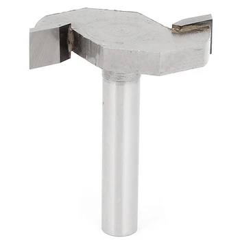 

Woodworking 1/4 inch x 1/4 inch T Type Slot Undercut Router Bit Cutting Tool