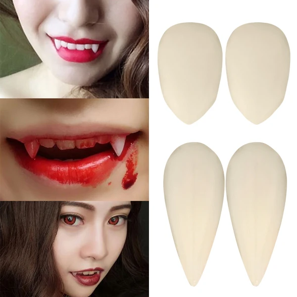 Fausses dents en acrylique pour Halloween et cosplay
