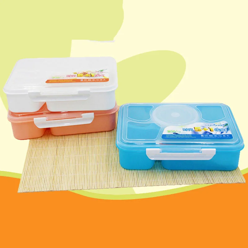 Детский пищевой контейнер Bento видео шоу с суповой чашей детская посуда школьный портативный контейнер для хранения еды