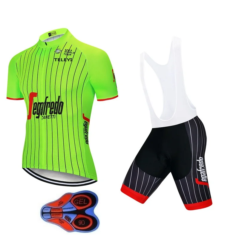 

2019 NEW Summer Cycling Jersey Set Mountain Bike Clothing MTB Bicycle Clothes Wear Maillot Ropa Ciclismo Men Cycling Set 9D GEL