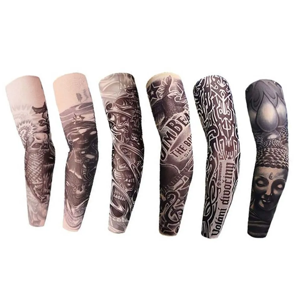 

Fake tatto flash tatoo Waterproof Temporary Tattoo Sticker Body Art full arm large size sleeve tatoo Army Warrior for Men Women