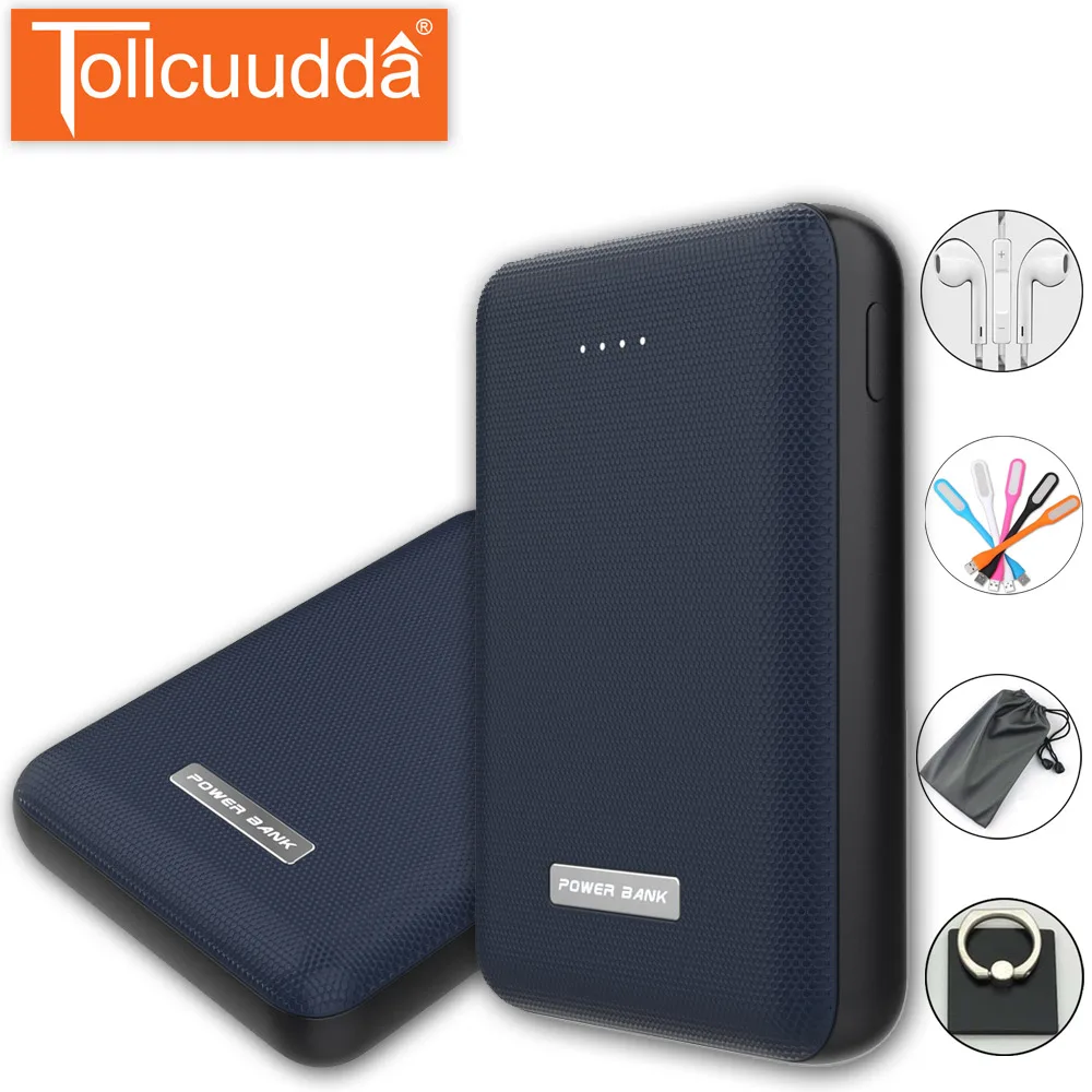 Tollcuudda 20000 мАч Powerbank Внешний батарея Портативный зарядки Paau Банк Аккумулятор