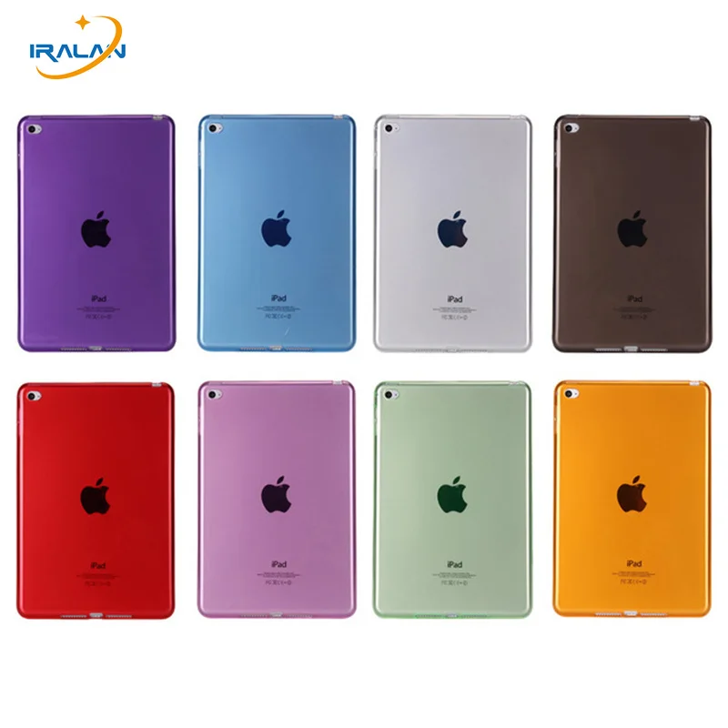 

2017 Hot Transparent soft TPU case for ipad air 2/ipad 6 9.7 inch solid protective cover Crystal Clear Protect Shell Skin+stylus