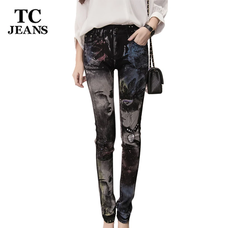 Online Get Cheap Rhinestone Jeans -Aliexpress.com