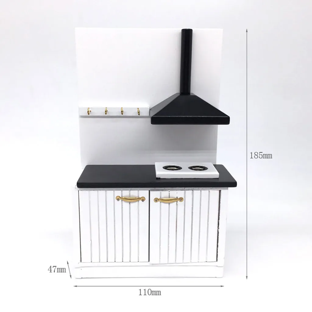 Miniature Kitchen 1:12 Mini Dollhouse Kitchen Dining Table and Chair Cabinet Set Cute Doll House Kids Pretend Toy Miniature C531 Miniature Kitchen 1:12 Mini Dollhouse Kitchen Dining Table and Chair Cabinet Set Cute Doll House Kids Pretend Toy Miniature C531