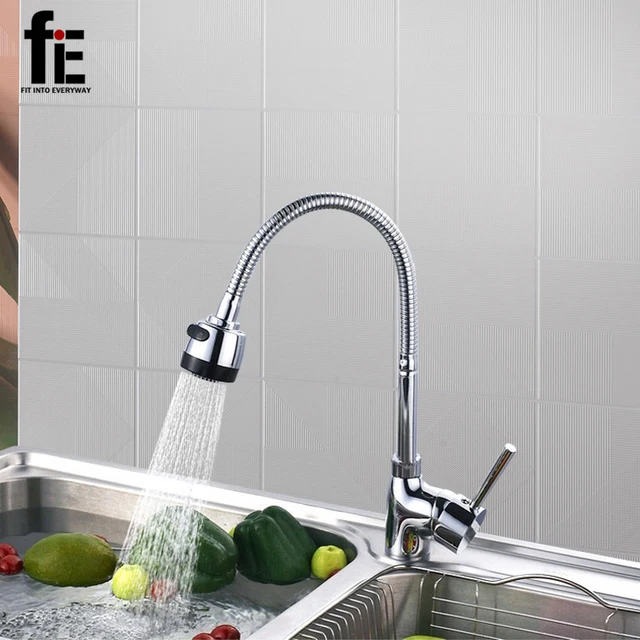 Cheap fiE Solid Brass Kitchen Mixer Cold and Hot Kitchen Tap Single Hole Water Tap Kitchen Faucet Torneira Cozinha Cheap fiE Solid Brass Kitchen Mixer Cold and Hot Kitchen Tap Single Hole Water Tap Kitchen Faucet Torneira Cozinha