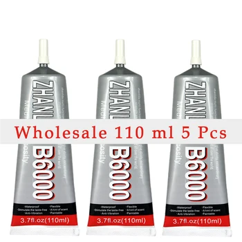 

Wholesaler 5 Pcs B6000 Glue 110ml Super B-6000 Multi Purpose Adhesive Fix Touch Screen Repair Diamond Jewelry Craft Diy Tool