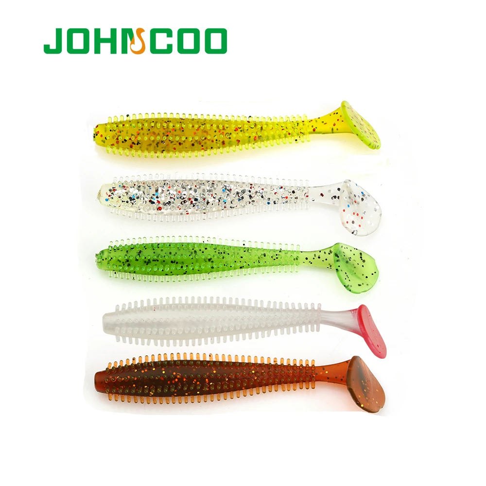 

JOHNCOO 60mm 94mm Soft Bait Vivid Swimbait Fishing Lure Shad Worm Artificial Fishing Bait Bass Pike Lure
