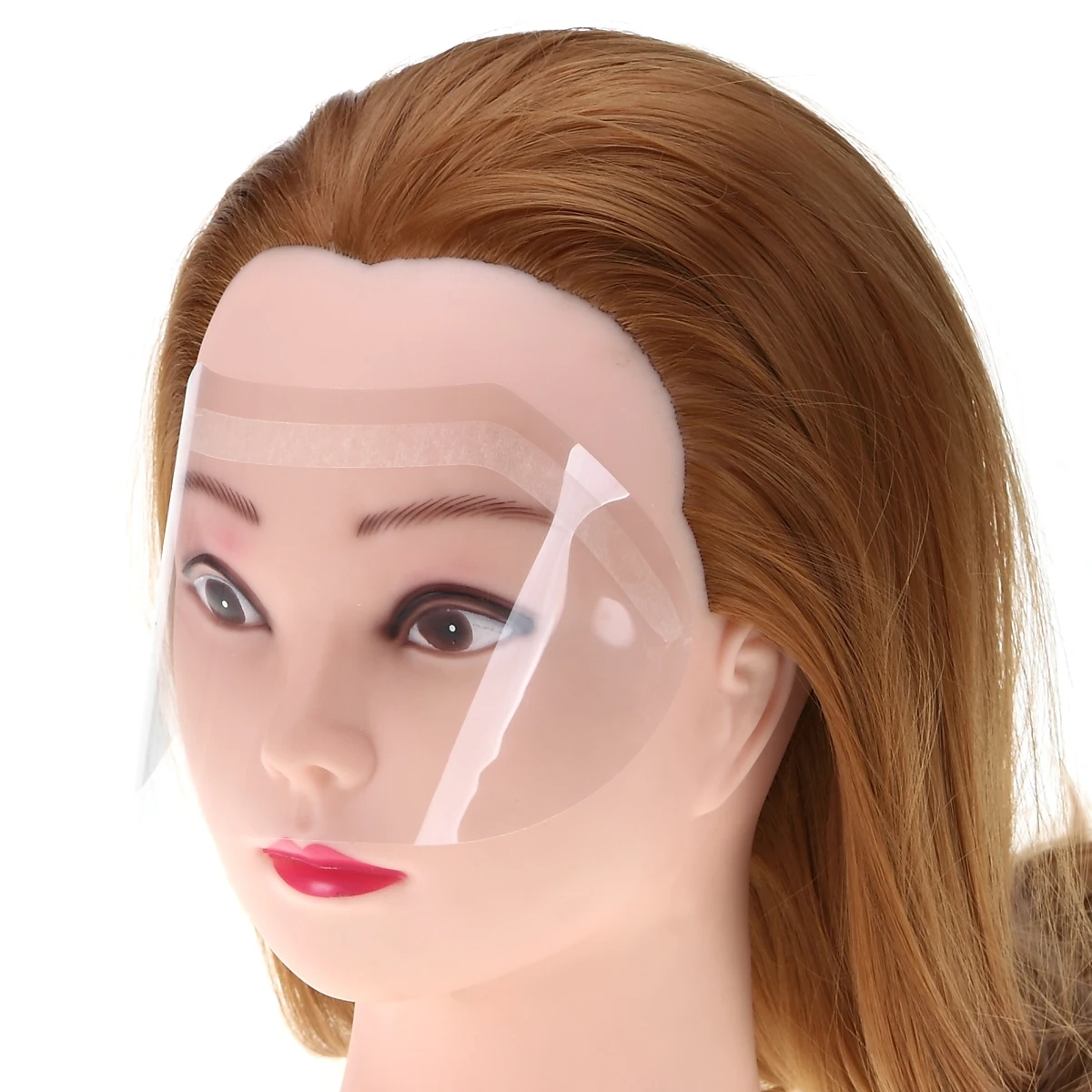 

50pcs/set Hair Salon Hairspray Masks Film Hair Cutting Coloring for Forehead Eyes Protector Prevent Disposable Face Shield