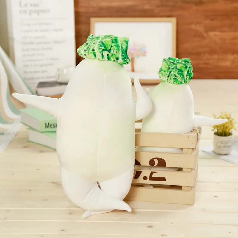 Miaoowa 1pc 45/60/80cm Simulation White Radish Plush Toy Stuffed Kawaii Plant Cushion Sex Plush Pillow Creatiave Sofa&Bed Decor Miaoowa 1pc 45/60/80cm Simulation White Radish Plush Toy Stuffed Kawaii Plant Cushion Sex Plush Pillow Creatiave Sofa&Bed Decor