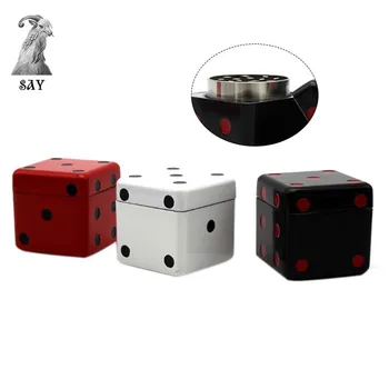 

SY 2 Layer Dice Modeling Metal Grinder Herb Herbal Tobacco Grinder Spice Smoke Crusher Hookah Pipe Smoking Accessories