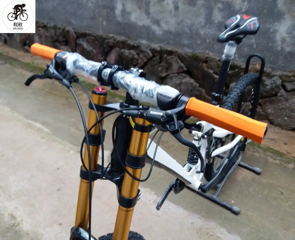 Flash Deal Kalosse  DH/XC/AM    Soft-tail Frame   26*17 inch   bicicleta mountain bike  27 speed  26er Hydraulic  Disc brakes 1