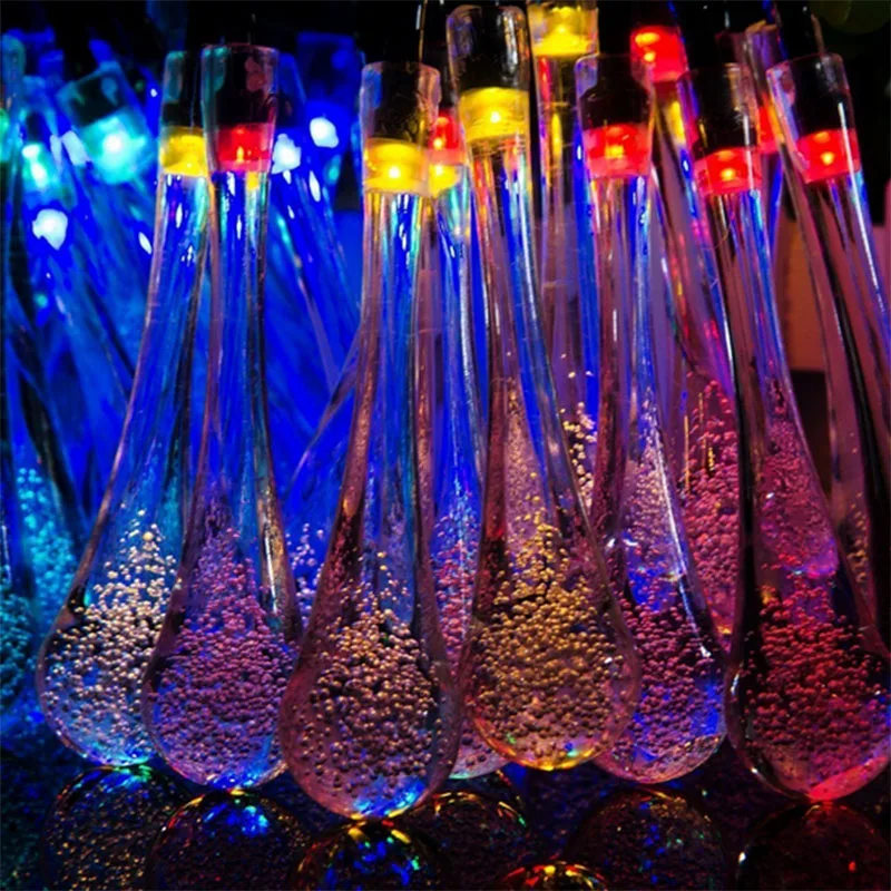 

20LED 30LED Solar Outdoor String Fairy Light Solar Powered Outdoor String Lamp for Outside Garden Camping Patio Party Christmas