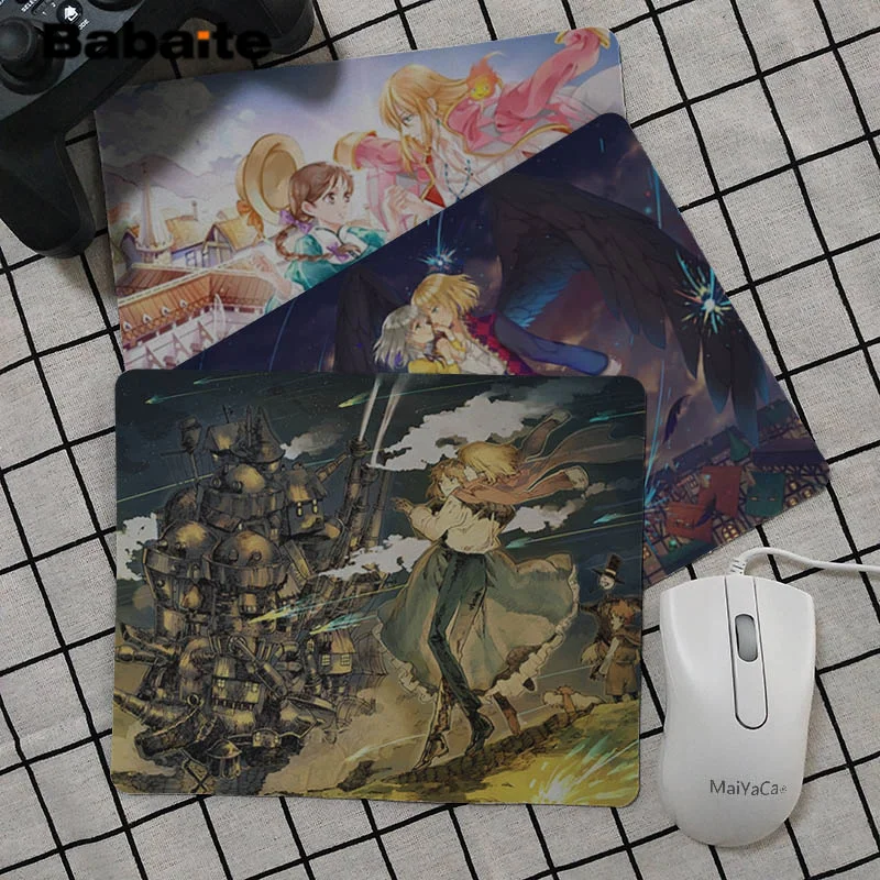 

Babaite Cool New Hauru no ugoku shiro small Mouse pad PC Computer mat Top Selling Wholesale Gaming Pad mouse