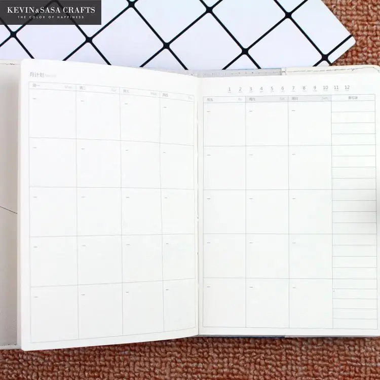 Тетрадь роскошный внутренний 120 Простыни Детские Качество планировщик Sketchbook дневник, записную книжку Kawaii журнал канцелярские школьные принадлежности исследование