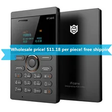 20 шт./лот iFcane E1 мини Студенческая версия ультра тонкая мини Кредитная карта мобильный телефон FM радио Bluetooth низкий уровень радиации