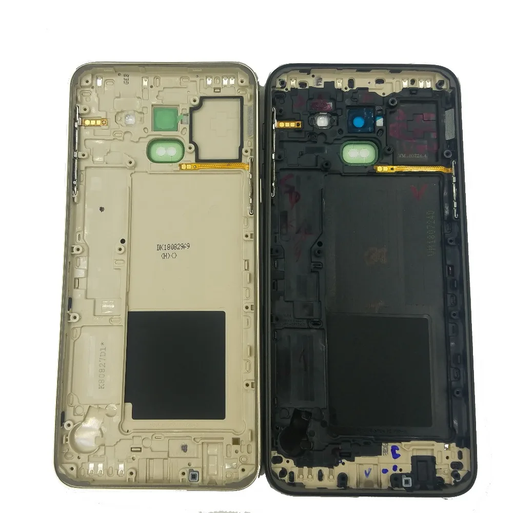Для Samsung Galaxy J6 2018 SM J600F J600G J600FN J600 оригинальный телефон средняя рамка Корпус задняя