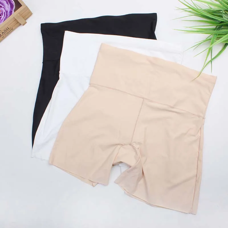 

2019 New Women Soft Cotton Seamless Safety Short Pants Hot Sale Summer Under Skirt Shorts Modal Ice Silk Breathable Short Tights