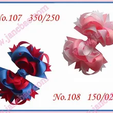 Новые 550 шт. 3." Веселые волосы луки девушка бутик заколки Мода Волосы Луки