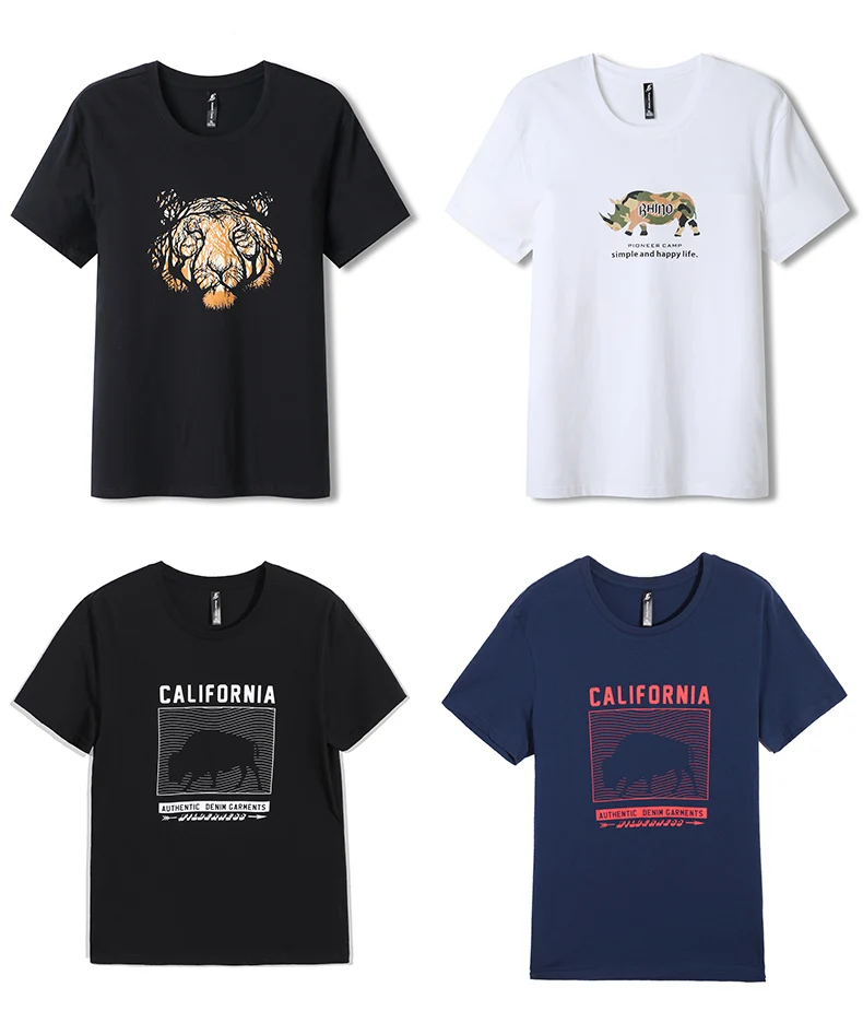 Пионерский лагерь, модная летняя футболка, Мужская брендовая одежда, цветная футболка с принтом волка, Мужская качественная футболка из хлопка, ADT802201